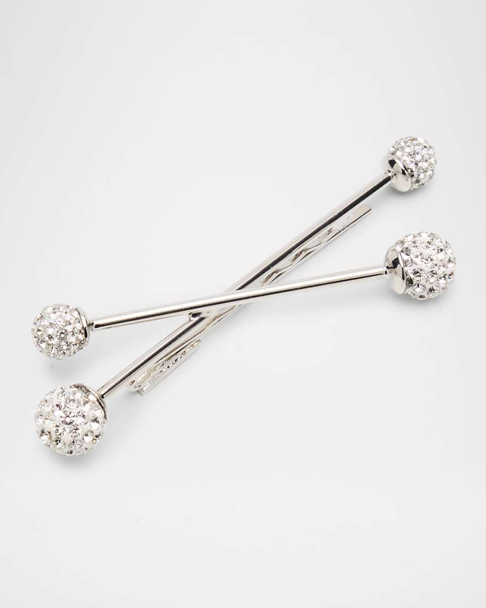 Dash Dot Crystal Bobby Pin